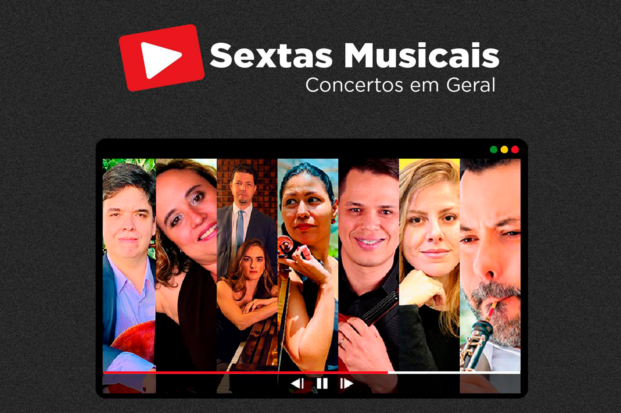 Compilação concertos Sextas Musicais pela TV Senado